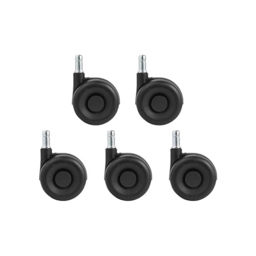 KJJFIPCXP Stuhl Rad Zubehör Computer Pulley Hub Caster Universal Gummi(Noir) von KJJFIPCXP