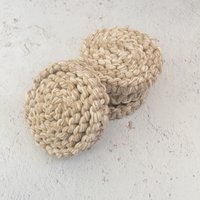 Makramee Untersetzer Set - Tan von KJKnitsCo