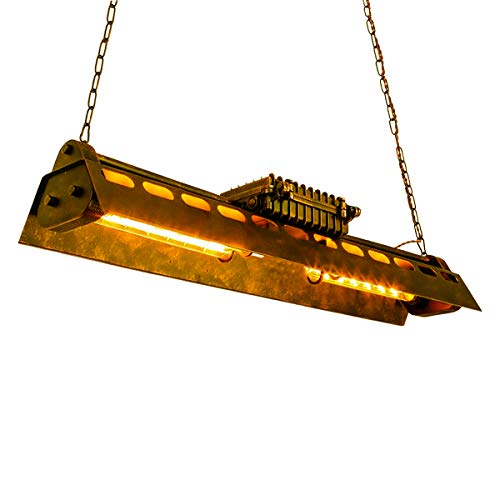 KJLARS Vintage Pendelleuchte industrial Hängelampe Esstisch Pendellampe Retro Hängeleuchte Hoehenverstellbar Kronleuchter, für Wohnzimmer Esszimmer schlafzimmer küche Bar von KJLARS