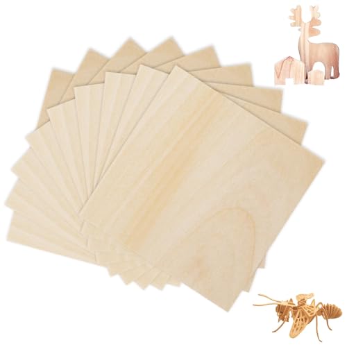 KJLEEN 40 Stück Sperrholzplatte 100x100x2mm Holzplatten Zum Basteln Zuschnitt Nach Maß Bastelholz Balsaholz Plywood Für Lasergravur Von Holz, Modellen, Brandmalerei Und Anderem Kunsthandwerk KJLEEN 40 Stück Sperrholzplatte 100x100x2mm Holzplatten Zum Basteln Zuschnitt Nach Maß Bastelholz Balsaholz Plywood Für Lasergravur Von Holz, Modellen, Brandmalerei Und Anderem Kunsthandwerk von KJLEEN