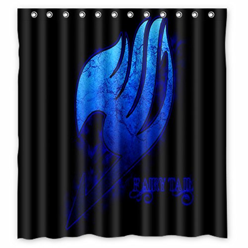 KJLJ 48 x 72 inch Anime Style Shower Curtain Waterproof Fabric Shower Curtain von KJLJ