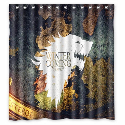 KJLJ 72 x 72 inch Anime Style Shower Curtain Waterproof Fabric Shower Curtain von KJLJ