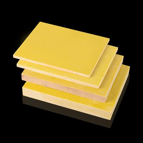 10 Stück 3240 Epoxidharzplatten-Glasfaserplatten, 50 x 50 mm, hochtemperaturbeständige elektrische Isolierung, FR4-Laminatplatte for DIY-Akkupack(100 * 100 * 0.5mm10pcs) von KJOLWHCQ