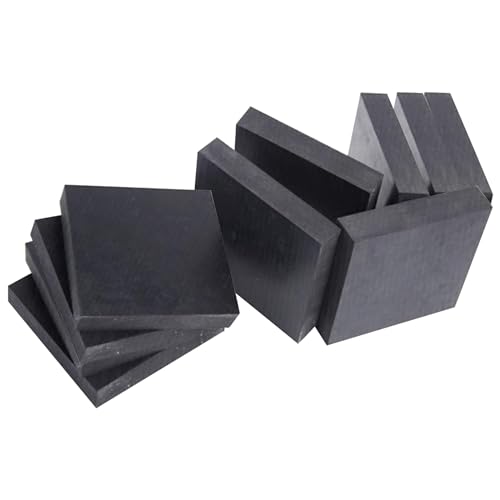 10 Stück Gummiplatten-Bankblock-Stanzen for industrielle Schwingungsdämpfung(Thick：30mm) von KJOLWHCQ