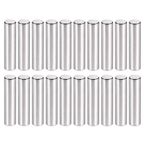 20 Stück 6 mm Edelstahl-Passstift, zylindrischer Regalstützstift, Befestigungselemente for die Möbelmontage(Length 14mm) von KJOLWHCQ