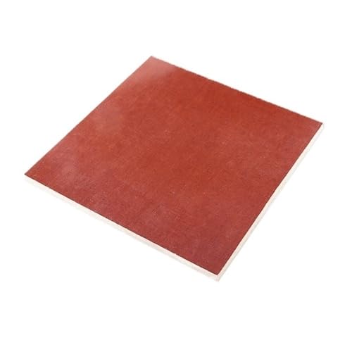 Phenolkunststoffplatte, elektrische Holzgewebeplatte 2/5/6/10–50 mm, rote Bakelit-Phenolharz-Flachplatte, Bakelitplatten 10 x 20/20 x 30 cm, 1 Stück(4mm x 20 x 30cm) von KJOLWHCQ