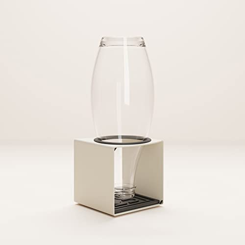 KJUB Flaschenhalter kompatibel für Flaschen von SodaStream, Aarke, AirUp UVM.| Zum Trocknen & zur Aufbewahrung von Glasflaschen & Edelstahlflaschen | Erweiterbar 1er 2er, 3er, 4er (Beige) von KJUB