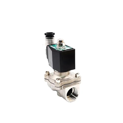 1/2 elektrisches Magnetventil 12 V Niederdruck Edelstahl for Wasser Gas Luft NPT BSP(NPT_24) von KJUEQ