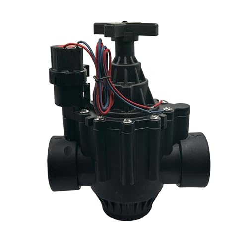 1-1/2" 2" Wassermagnetventil mit Durchflusseinstellung 220 12V 24V normalerweise geschlossene Magnetventile for die Gartenbewässerung(2",24) von KJUEQ