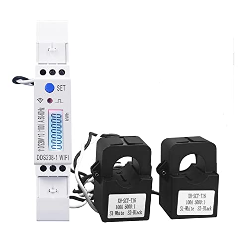 2 Phase 3 Drähte 100 A DIN-Schiene 18 mm Tuya Smart Energy Meter Stromverbrauchsmonitor Kwh Meter Wattmeter 2 Phase 3 Drähte 100 A DIN-Schiene 18 mm Tuya Smart Energy Meter Stromverbrauchsmonitor Kwh Meter Wattmeter von KJUEQ