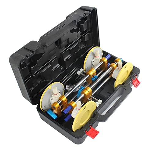 2 STÜCKE Steinnaht-Setter-Kit mit 6-Zoll-Silikon-Vakuum-Saugnäpfen for Stein-Granit-Arbeitsplatten, die nahtloses Nivellierungswerkzeug verbinden(With plastic case-01) von KJUEQ