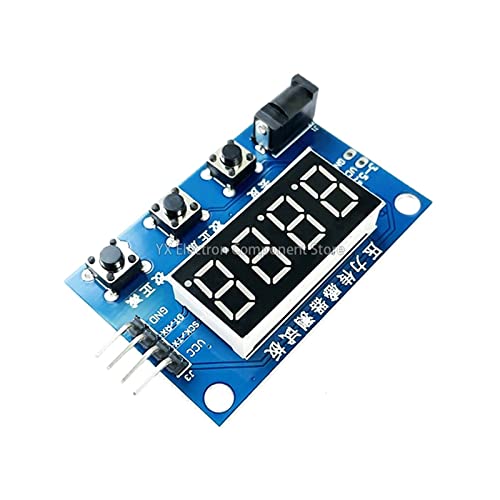 2 Stück Digitaler Wägezellen-Gewichtssensor 1 kg 5 10 20 HX711 AD-Modul-Gewichtssensor Aluminiumlegierung kleiner Bereich Wägedrucksensor(Digital tube display) von KJUEQ