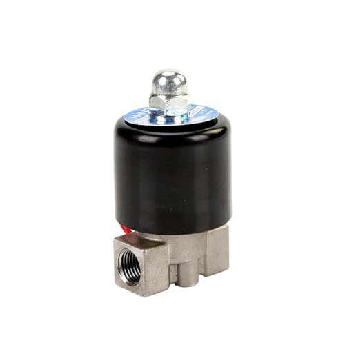 24V 110 220 12V 1/4 Zoll Magnetventil Edelstahl direktwirkend, normalerweise geschlossen(1/8",BSP_380VAC_NORMALLY CLOSED) von KJUEQ