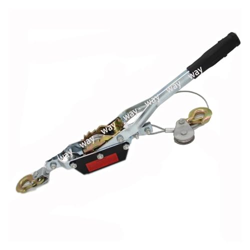 2T Haken-Kabelabzieher, Anti-Umkehr-Bremsschnalle, Drahtspanner, Doppelhaken-Liner-Handwindenabzieher for Gartenboot-Spot von KJUEQ