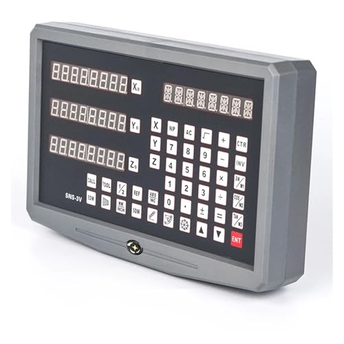 3-Achsen-Drehmaschinen-Fräs-DRO-Digitalanzeige-Kit passend for linearen Skalen-Encoder von KJUEQ