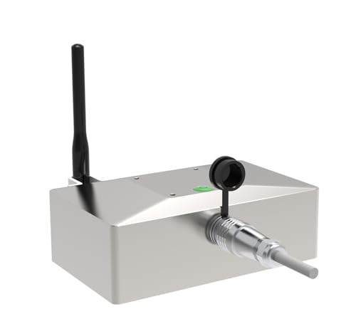 4-20mA RS485 RTU Modbus 40 Meter Offener Kanal Fluss Flut Radar Wasserstand Sensor von KJUEQ