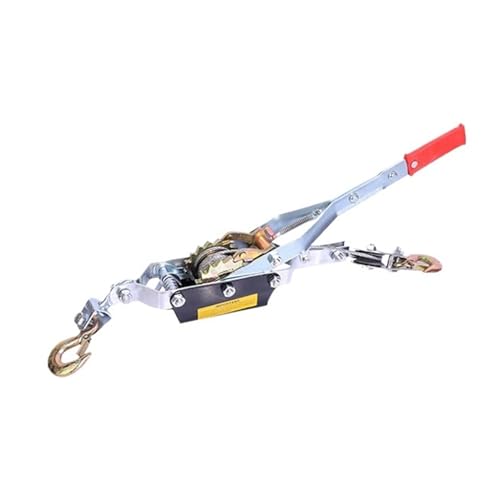4T 2m Drahtseil-Handspanner, Ratschen-Doppelhakenspannerwinde, Befestigungsseil-Seilspanner for Autoladung von KJUEQ