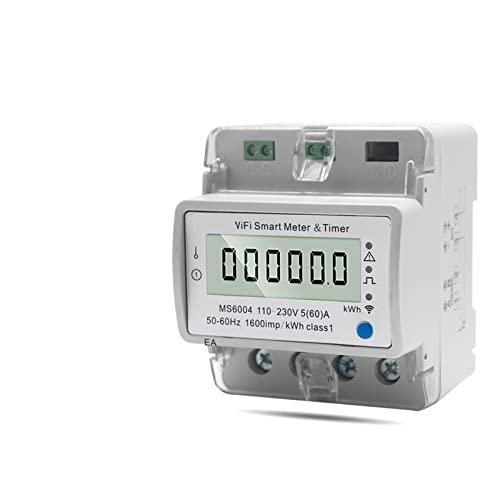 60A TUYA Einphasen-WIFI-Smart-Energiezähler Kwh-Überwachungs-Leistungsschalter-Timer-Spannungsstromschutz 60A TUYA Einphasen-WIFI-Smart-Energiezähler Kwh-Überwachungs-Leistungsschalter-Timer-Spannungsstromschutz von KJUEQ
