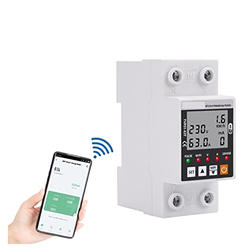 63A TUYA Smart Earth Leakage Over Under Voltage Protector Relais Device Switch Breaker Energy Power KWh Meter 63A TUYA Smart Earth Leakage Over Under Voltage Protector Relais Device Switch Breaker Energy Power KWh Meter von KJUEQ
