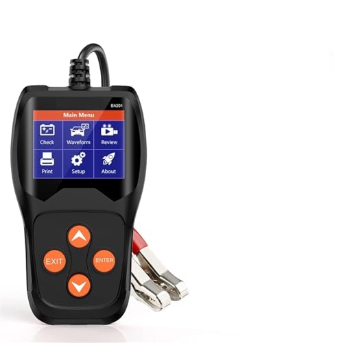BA201. Autobatterieprüfgerät for 1 2V 2000cca. Load Tester Automotive-Spannungstester-Cranking- und Ladesystem-Tool(A) von KJUEQ