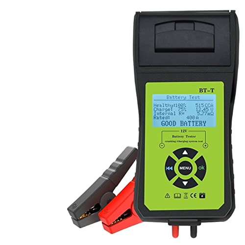 BT-T. Auto-Batterie-Tester-Batteriesystem Analysator mit Drucker MultiLanguage Automotive Power System Diagnosemesser von KJUEQ