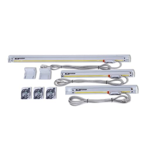 Bester Preis HXX 5 Mikrometer hochpräzise lineare Skala for DRO-Encoder, optisches Gitter, SINO-Glaslineal, Drehmaschine, Fräsmaschine(400MM) von KJUEQ