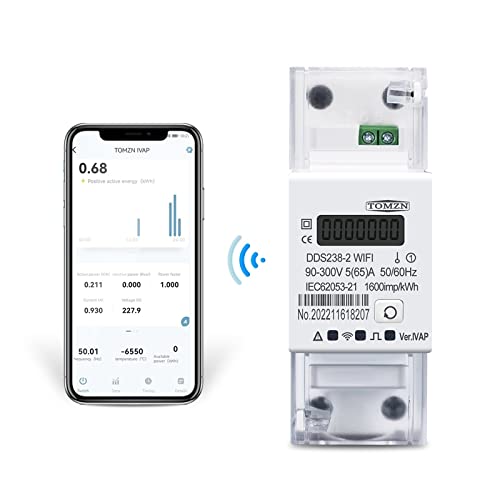 Bidirektionaler WIFI-Energiezähler, Timer, Stromverbrauchsmonitor, KWh-Meter, Wattmeter, Spannungs- und Stromschutz Bidirektionaler WIFI-Energiezähler, Timer, Stromverbrauchsmonitor, KWh-Meter, Wattmeter, Spannungs- und Stromschutz von KJUEQ