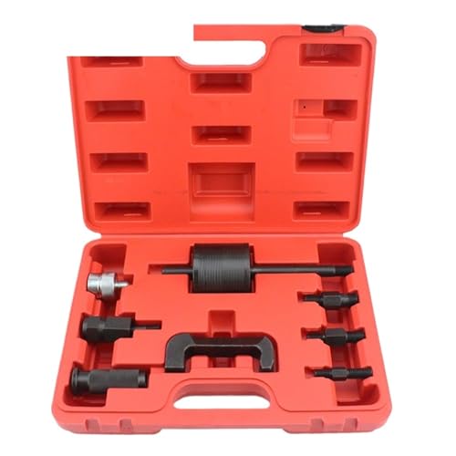 Common Rail Injektor Entferner Abzieher Auszieher Set Gleithammer 9-teiliges Werkzeug for CDI 611 612 612 646 647 648 Motor von KJUEQ