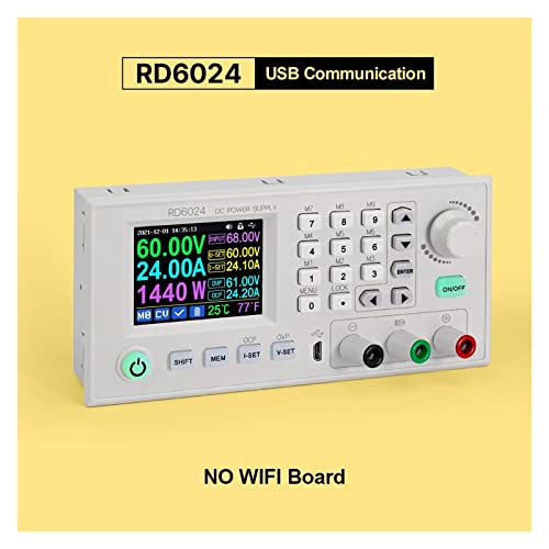 DC Einstellbarer Schritt -Down -Spannungs -Bench -Stromversorgungsbock -Konverter und AMP Regulierte Schaltschaltanpassbare variable grobe feine Einstellungsspannungsregler(RD6024) von KJUEQ