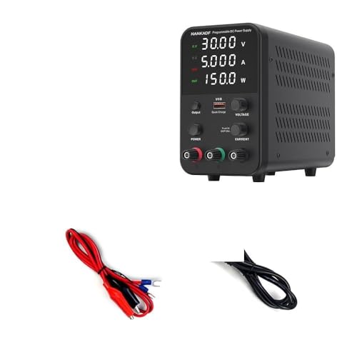 DC Stromversorgung 3. 0V 5A. Laborprogrammierbare Bank-Stromquelle Einstellbare Spannungsreglerschalter WPS305H 30V von KJUEQ