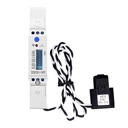 DIN-Schiene 18 mm Tuya Einphasen-WIFI-Smart-Energiezähler-Timer for den Stromverbrauchsmonitor Kwh-Meter DIN-Schiene 18 mm Tuya Einphasen-WIFI-Smart-Energiezähler-Timer for den Stromverbrauchsmonitor Kwh-Meter von KJUEQ