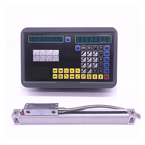 DRO-Kit 1-Achsen-DRO-Digitalanzeige mit 0-1000 mm 0,001 mm 0,005 mm TTL 5 VDC Linear Scale Linear Encoder Sensor(0.005mm complete kit) von KJUEQ