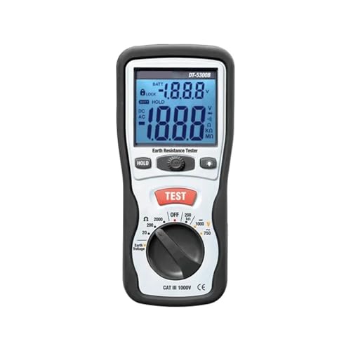 DT-5300B Digitaler Isolationswiderstandstester Megohmmeter Erdungswiderstandsmessgerät AC/DC Strom- Und Spannungstester von KJUEQ