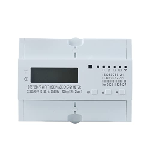 DTS726D-7P 3 Phasen Tuya Smart Energy Meter 3 * 120V 3 * 3 * 230V 50/60Hz Timer Stromverbrauch Monitor KWh DTS726D-7P 3 Phasen Tuya Smart Energy Meter 3 * 120V 3 * 3 * 230V 50/60Hz Timer Stromverbrauch Monitor KWh von KJUEQ