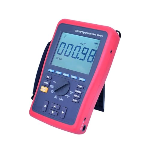 Digitales Mikro-Ohmmeter UT620B DC-Niedrigwiderstandstester 60mO-6kOhm Ohmmeter Datenspeicherung 4-Draht-Messung USB-Datenübertragung von KJUEQ
