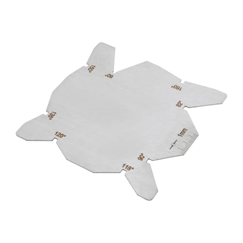 Edelstahl Winkelmesser Messbohrer Spitzer Werkzeug For Holzbearbeitung Tragbare Handmesswerkzeuge(Type-C) von KJUEQ