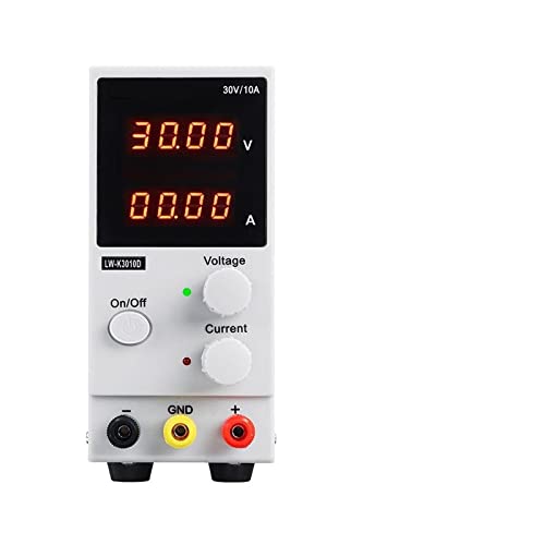 Einstellbar DC Laborversorgung der Stromversorgungsbank -Spannungsregler Stabilisatoren Schalter Laborversorgungsstrom Stabilisator(Rood) von KJUEQ