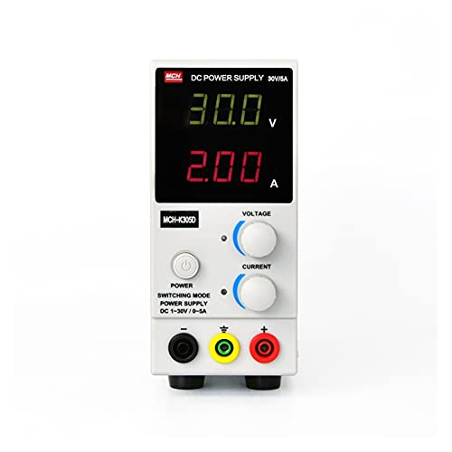 Einstellbar DC Regulierte Stromversorgung Dreistellige mit feiner Tuning 305DNW Hohe Präzision Anzeige 3 0V 10A(305DNW) von KJUEQ