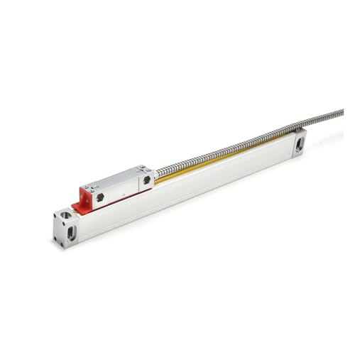 Hohe Präzision 20 mm * 28 schlanke lineare Skala 0,005 linearer Encoder 50 100 150 200 250 300 350 400 optisches lineares Lineal -M(NTS-M-350mm) von KJUEQ