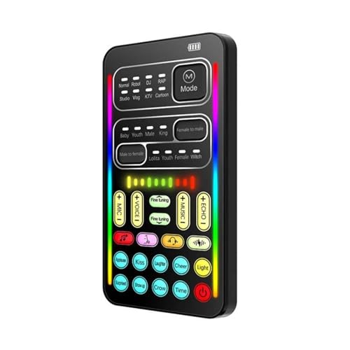 I9 Voice Changer Mini Mehrere Audio Effekte Bluetooth-Kompatibel Live Sound Karten Ultra-Dünne Tragbare Live Sound Karte Mic Werkzeug I9 Voice Changer Mini Mehrere Audio Effekte Bluetooth-Kompatibel Live Sound Karten Ultra-Dünne Tragbare Live Sound Karte Mic Werkzeug von KJUEQ
