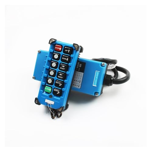 Industriekran Fernbedienung Drahtlose Schalter F21-E2B-8 for Hebemaschine Kran Lift AC389 22O 36V 12V DC 24V 868 8 kanäle(Only transmitter,UHF_24) von KJUEQ