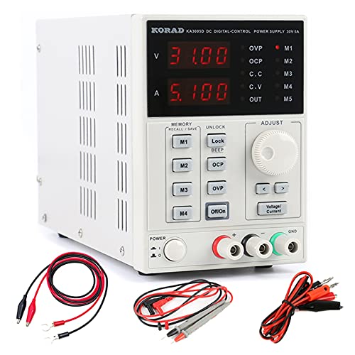 KA3005D. Programmierbare hohe Genauigkeit einstellbares digitales Laborstromversorgung DC Stromversorgung 3. 0V 5A 4. Ps. MA Oder KA3005D. Programmierbare hohe Genauigkeit einstellbares digitales Laborstromversorgung DC Stromversorgung 3. 0V 5A 4. Ps. MA Oder von KJUEQ