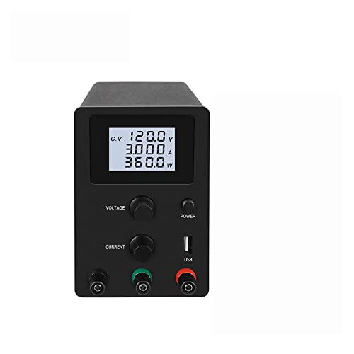 Labor DC Stromversorgung einstellbar digitaler Laborbankquelle Stabilisierte Stromversorgungsstromspannungsreglerstromstabilisator(R-SPS3010D Black) von KJUEQ