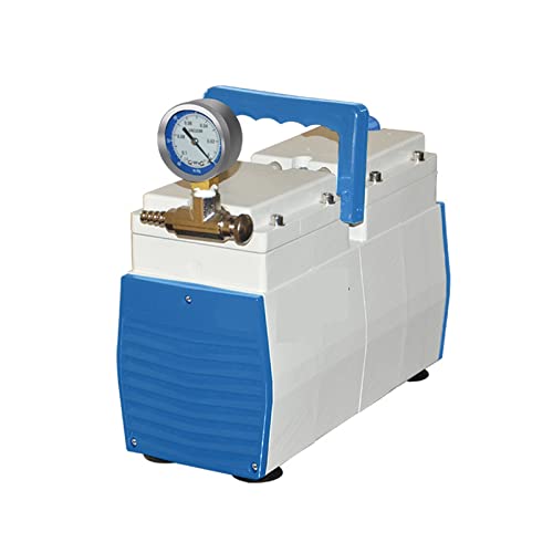 Membran-Vakuumpumpe Laborsaugfilter Über- und Unterdruck Kleine Anti-Korrosions-Ölfreie Pumpe mit mehreren Zapfstellen(HG-30D) von KJUEQ