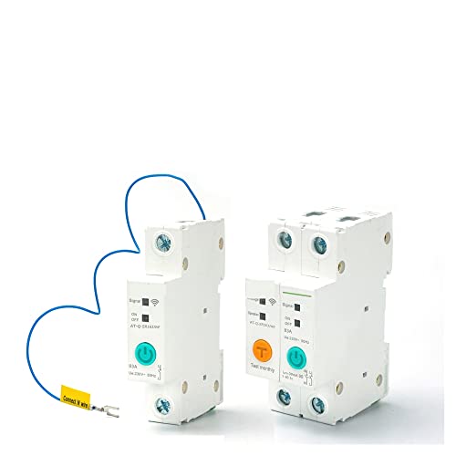 Mit Metering Smart Circuit Breaker 1P 2P 63A DIN-Schiene for Smart Home Wireless Remote Control Switch von APP(2,3) von KJUEQ