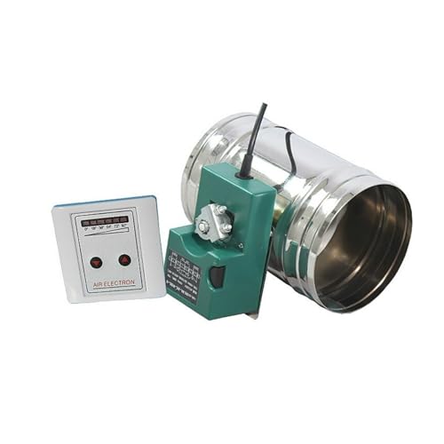 Motorisierte Luftklappe, elektrisches Luftventil mit 16 Nm, 60S, intellinter Luftklappenantrieb, 5-Positionen-Regler und Winkelschalter 220(150mm) von KJUEQ