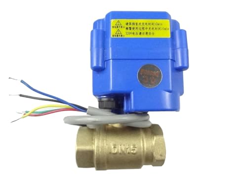 Motorisiertes Ventil Messing, G1/2" DN15, 2 Wege, CR05, elektrisches Ventil, motorisierter Kugelhahn Motorisiertes Ventil Messing, G1/2" DN15, 2 Wege, CR05, elektrisches Ventil, motorisierter Kugelhahn von KJUEQ