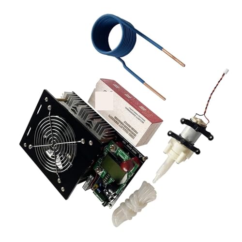 NEUE 3000 W ZVS Induktion Heizung Induktion Heizung PCB Board Heizung Maschine + Heizspule + 70 ml Rucible + pumpe + Netzteil(Light Green) von KJUEQ