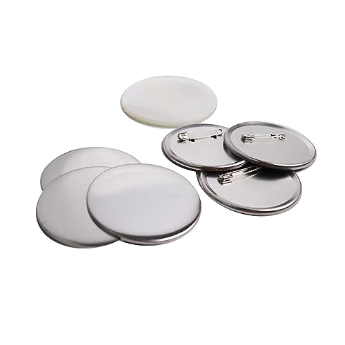 NEUE Blank Abzeichen Pin Button Maker Teile 25/32/37/44/50/56/58MM for Button Maker Maschine Liefert Teil DIY Abzeichen Set 50Pcs/100Pcs(100sets,32MM) von KJUEQ