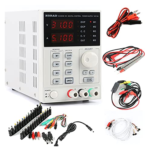 Präzision einstellbar digital programmierbar DC Stromversorgungslabor Stromversorgung 3 0V 5A +. Laptop AC DC-Buchse Telefon(110v) von KJUEQ